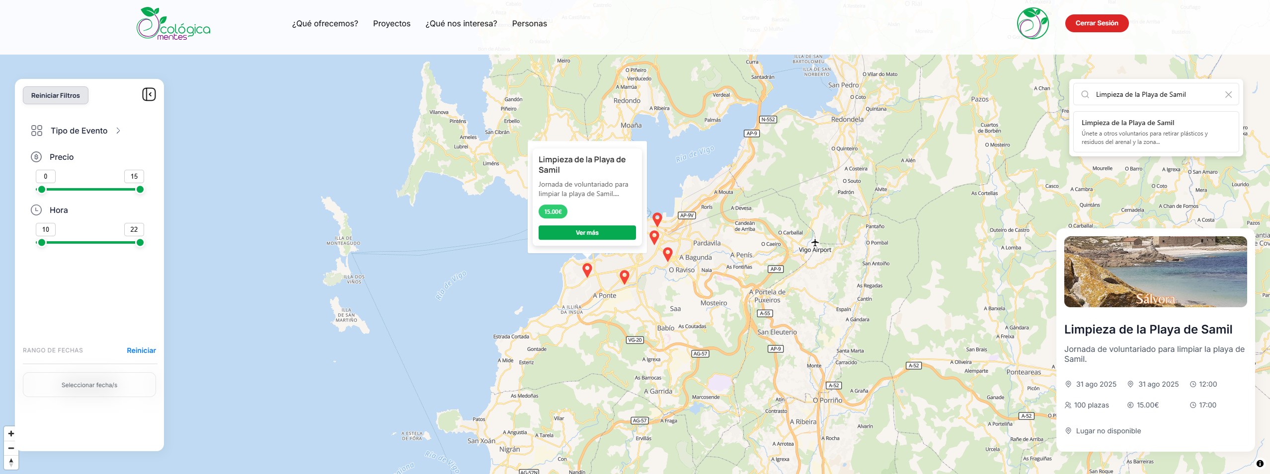 Vista previa del mapa Ecologicamentes